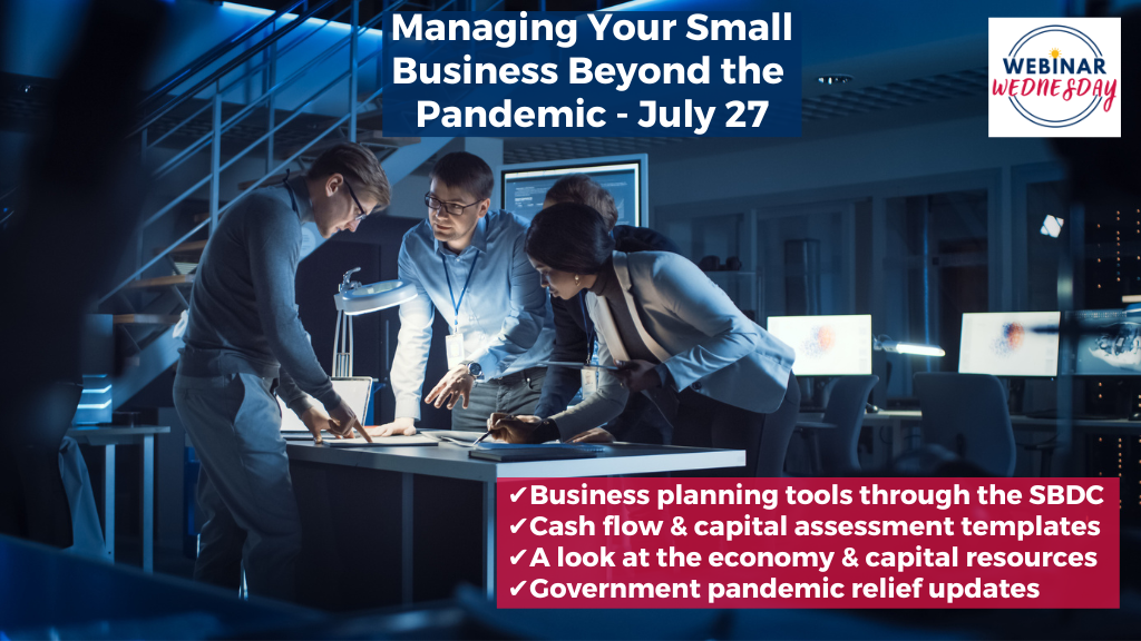Webinar will focus on business planning programs, tools and templates for small businesses